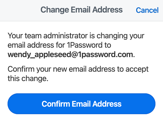 After you sign in to your account, select Confirm Email address.
