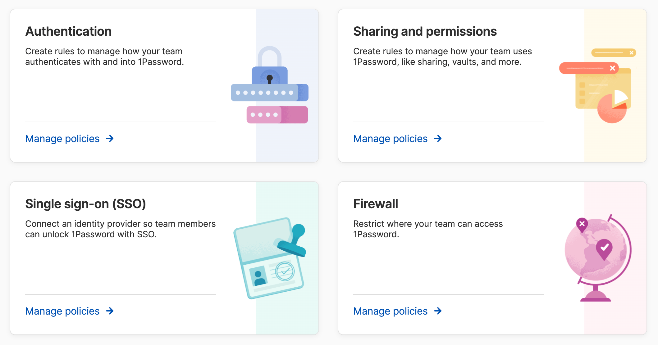The Policies page